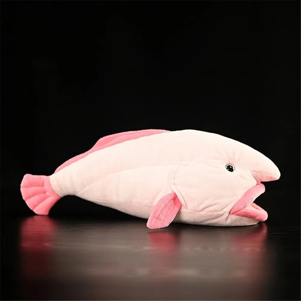 Blobfish Plush Stuffed Animal Soft Cuddly Toy Marine Life Collectible Realistic Sea Creature Design