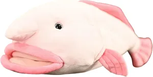 Blobfish Plush Stuffed Animal Soft Cuddly Toy Marine Life Collectible Realistic Sea Creature Design