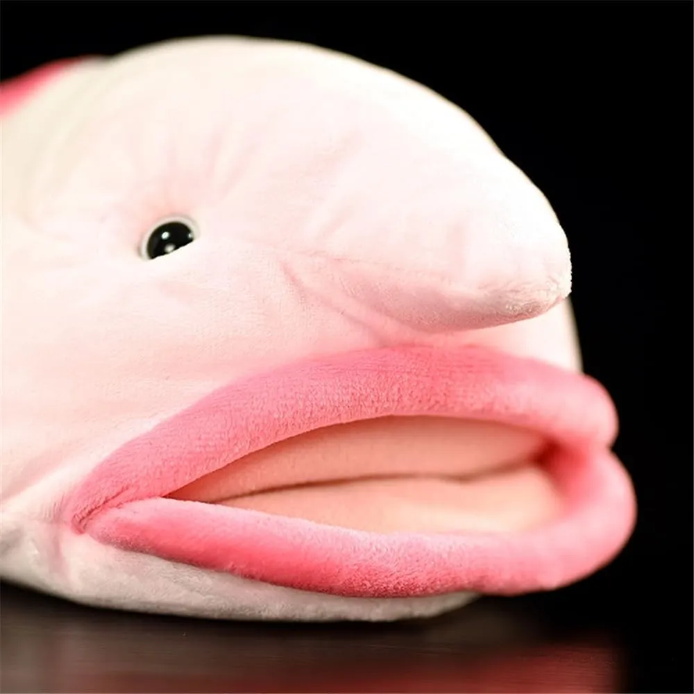 Blobfish Plush Stuffed Animal Soft Cuddly Toy Marine Life Collectible Realistic Sea Creature Design