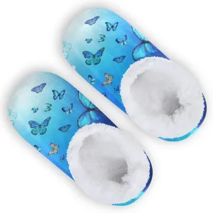 Boccsty Toddler Boys Girls House Slippers Fuzzy Kids Slippers Infant Home Shoes XS-S