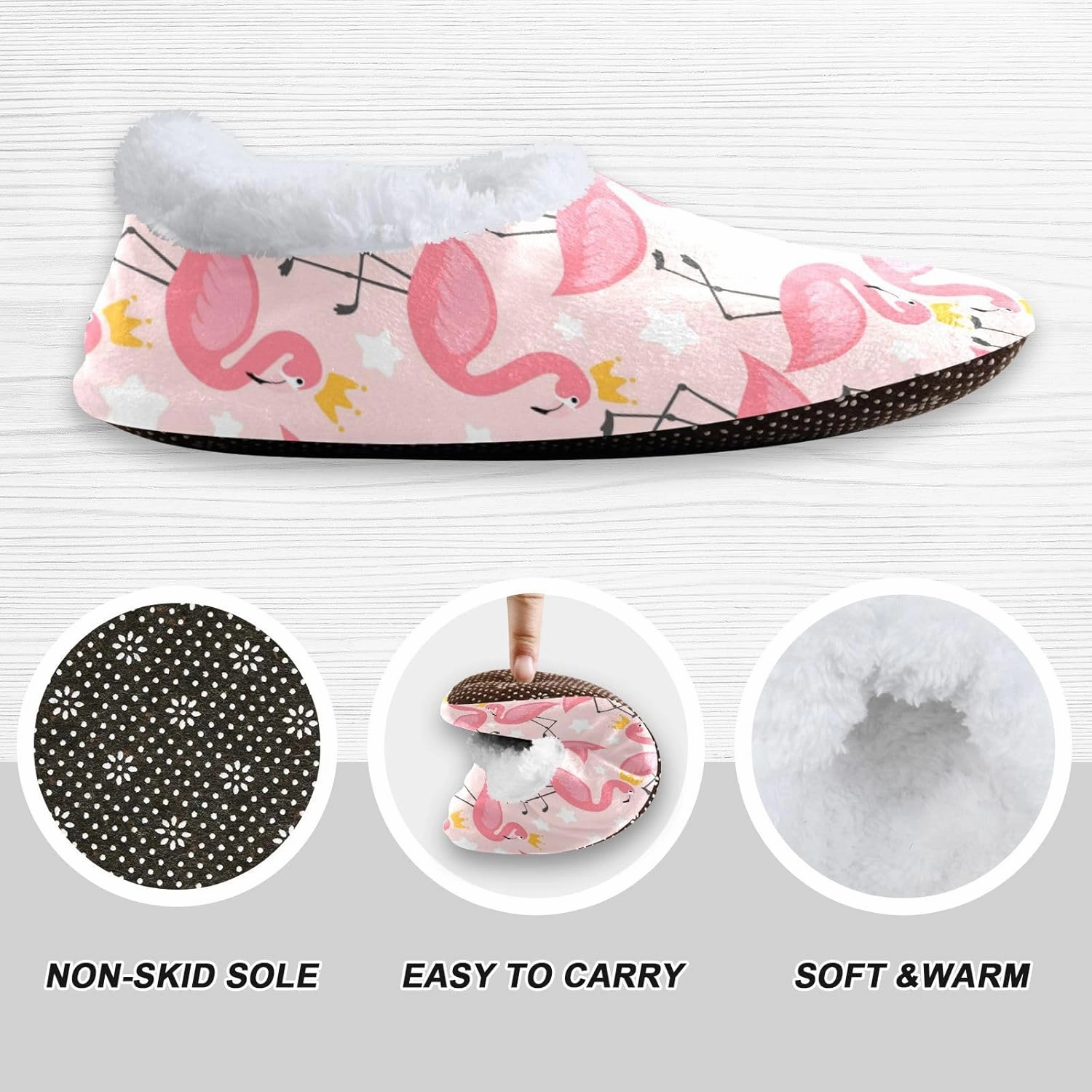 Boccsty Boys Girls Slippers for Kids House Slippers Toddler Home Shoes Winter Indoor shoes XS-S