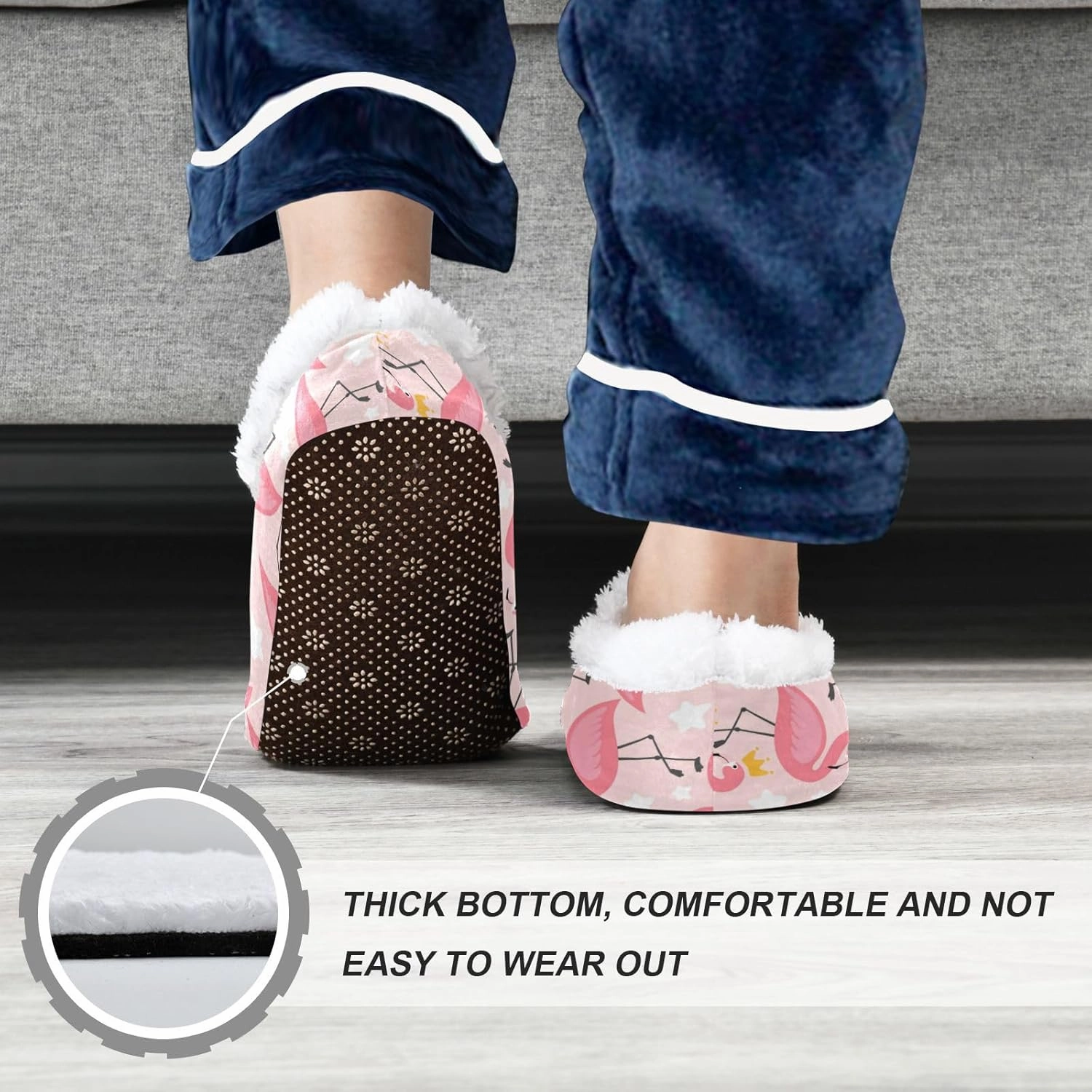 Boccsty Boys Girls Slippers for Kids House Slippers Toddler Home Shoes Winter Indoor shoes XS-S