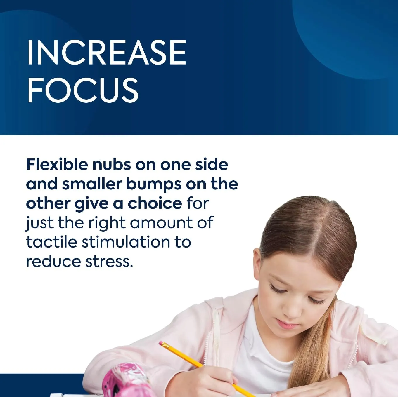 BouncyBand Wiggle Seat, Blue, 1-Pack – Small 10.75” D x 2.5” H Wobble Cushion for Kids Aged 3-7 – Sensory Tool Promotes Active Learning & Improves Productivity – Includes Pump for Easy-Inflation