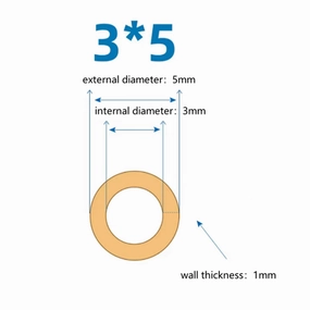 BPT Peristaltic Pump Tube, Peristaltic Pump Tube Air Hose Pipe, Resistant Flexible for Testing Products Accessories 3 x 5mm, Air Tool Hoses (2m / 6.6ft)