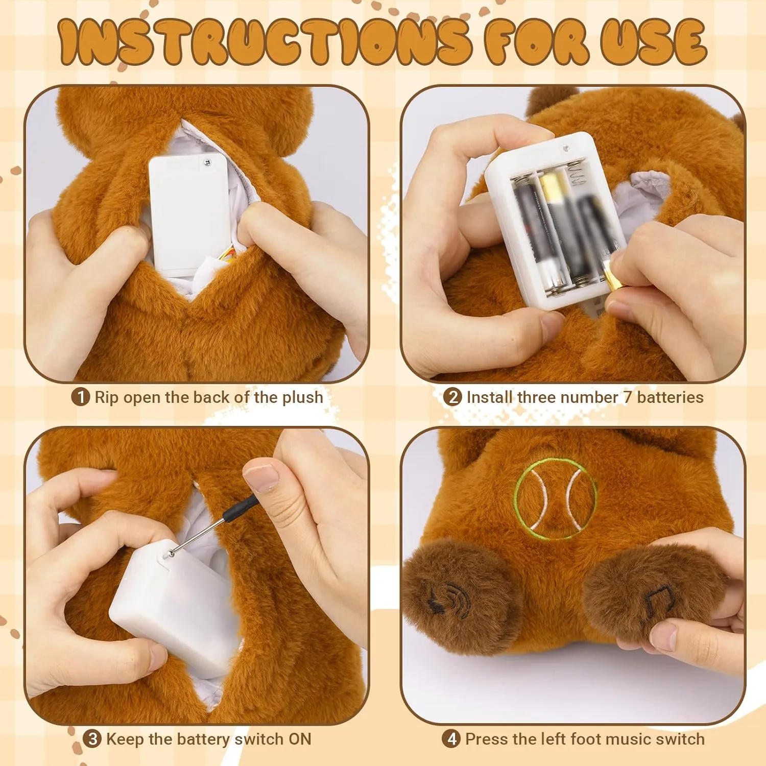 Breathing Stuffed Animal, Capybara Plush Sound Machine for Anxiety Adults and Kids, Sleeping Capybara Plushies with Realistic Breathing Motion and Lights