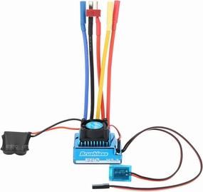 Brushless ESC Electric Speed Controller Waterproof Dustproof Brushless ESC Electronic Speed Controller for 1/10 RC Car Model(（60A）)