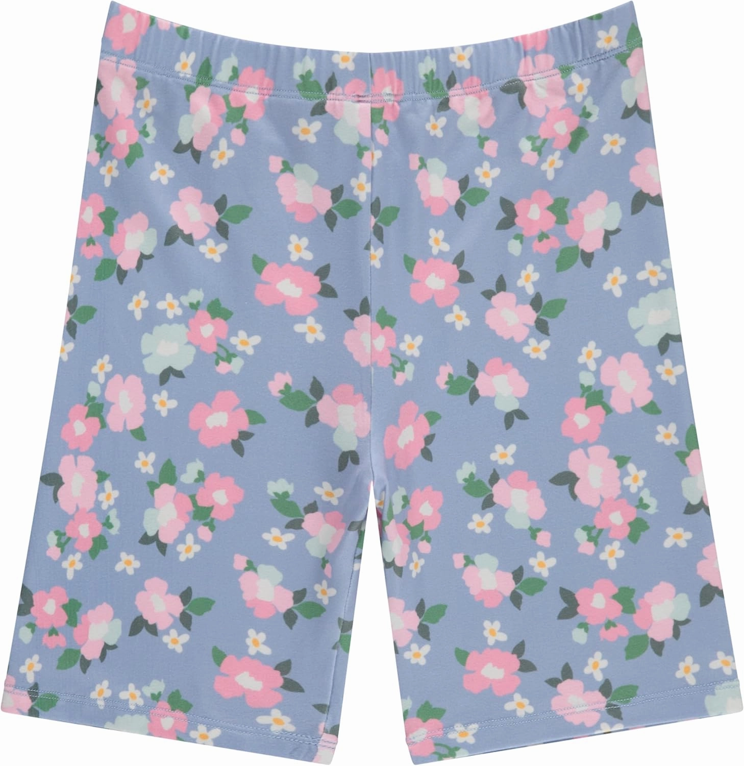 BTween Girls 4 Pack Athletic Bike Shorts, Fashion Short, Workout Clothes for Girls