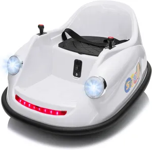 Bumper Cars for Toddlers, Ride On Car, Electric Kids Ride On Bumper Car Gift, 12V Battery Car for Kids Remote, 360 Degree Spin, Music and Remote/Safety Certified