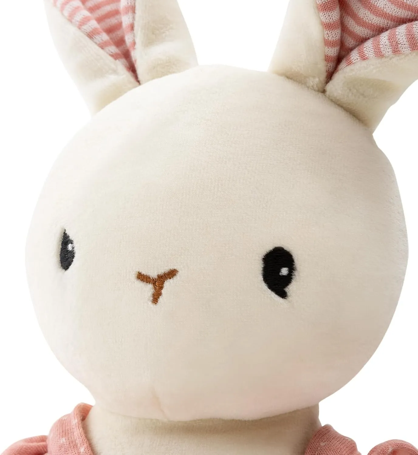 Bunny Stuffed Animal Organic Cotton Baby Plush Toys, 9" Easter Plush Bunny Soft Cuddly Toy for Babies and Toddlers