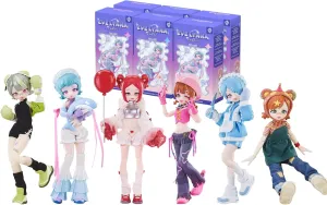 CALEMBOU BJD Blind Box Whole Set, 1/12 Cute BJD Doll, 5.5 Inches Collectable Action Figure Dress Up Doll for Birthday Gifts (Eve lynna-6pcs)