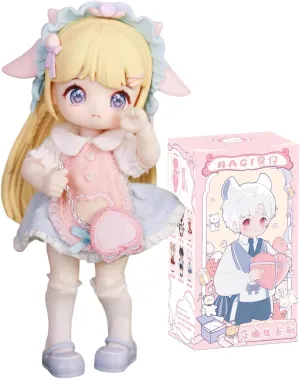 CALEMBOU BJD Dolls Blind Box Figure, Kawaii 1/12 Mechanical Jointed Doll Surprise Toys Mystery Boxes Figures Collectible Action Figure Posable Dress Up Doll for Girls Boys (1 Single Box)