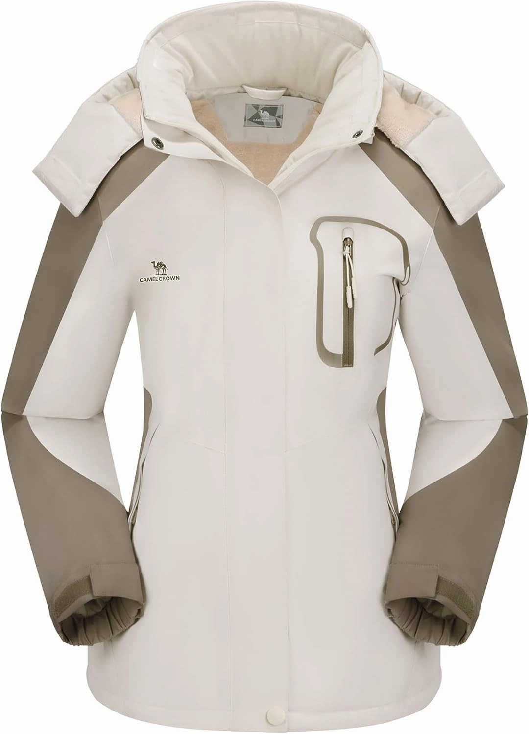 CAMEL CROWN Women's Ski Jacket Winter Snow Coat Warm Fleece Mountain Waterproof Female Jacket Snowboarding jackets
