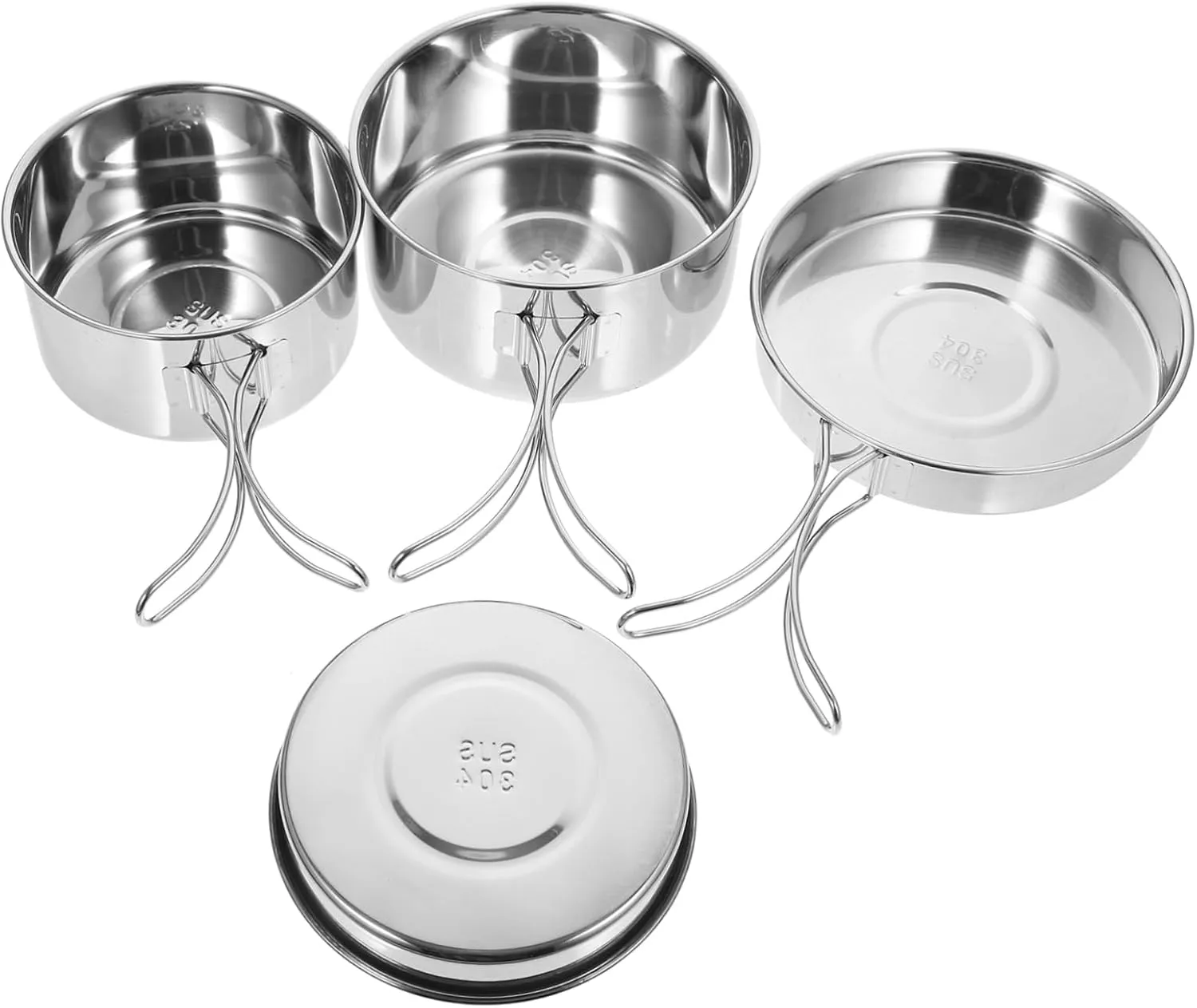 Camp Cooking Utensils Set Camping Cookware Set Pot Pan Cup Plate for Outdoor Camping Hiking Rv Backpacking