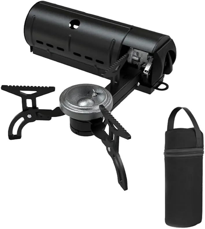 Camping Cassette Stove Portable Folding Camp Gases Butane Stove 2800W with Carrying Bag for Outdoors Cooking Camping Pincnic Backpacking Hiking