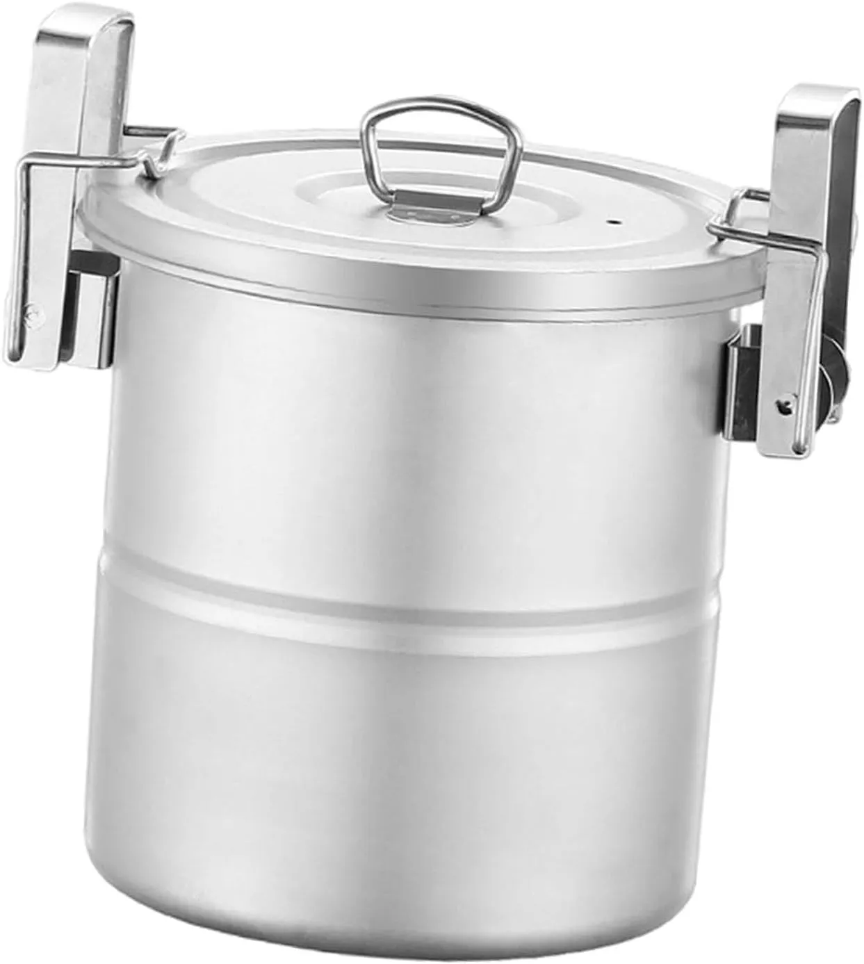 Camping Rice Cooker Cookware with Lid Camping Equipment Small Nonstick Rice Cooking Pot Steamer for Outdoor Travel BBQ Picnic, 1 to 2 People