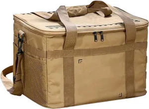 Camping Storage Container | Soft Container Camping Storage Bag - 36L Insulated Cooler Case, Large Capacity Organizer for Water Beer Juice Fruits Milk Seafood Salad