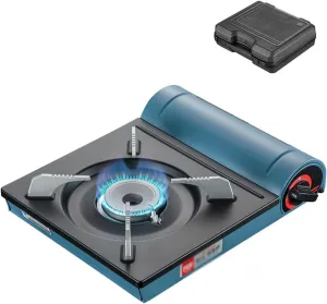 Camping Stove, Portable Butane Stove, Outdoor Burning Stove for Outdoor Cooking, Backpacking, Hiking Trip, Home Emergency (Size : B)