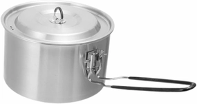 Camping Pot Stockpot Practical Portable Boiling Water Lightweight with Lid Cooking Pot for Picnics Travel Trips Explorers BBQ
