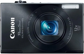 Canon PowerShot ELPH 520 HS 10.1 MP CMOS Digital Camera with 12x Ultra Wide-Angle Optical Image Stabilized Zoom Lens and Full 1080p HD Video (Black)