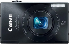 Canon PowerShot ELPH 520 HS 10.1 MP CMOS Digital Camera with 12x Ultra Wide-Angle Optical Image Stabilized Zoom Lens and Full 1080p HD Video (Black)