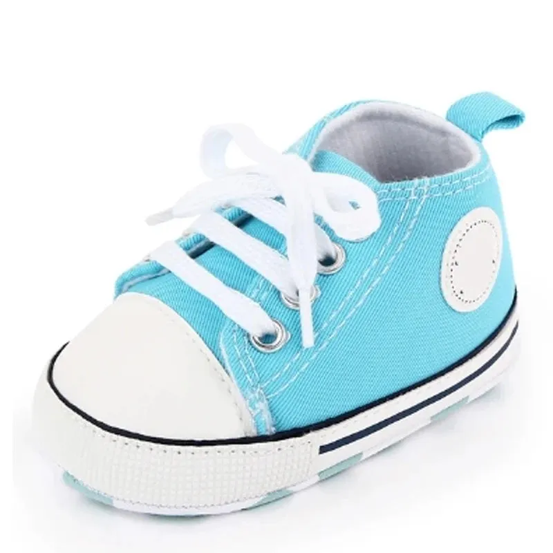 Canvas Baby Sneakers – Soft Sole First Walkers for Boys & Girls
