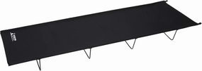 Captain Stag Outdoor Bed, Cot, Low Style, Compact Bed with Storage Bag, Black, Gracia