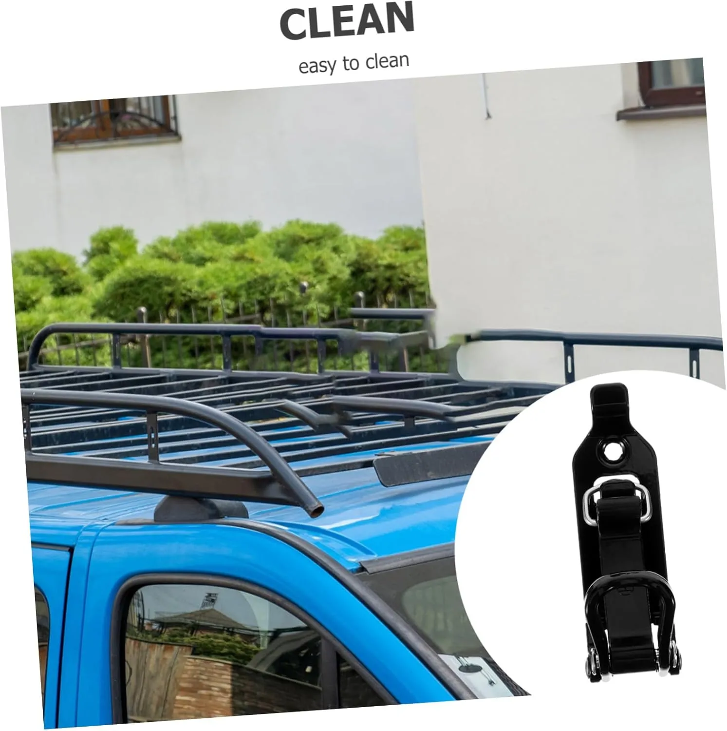 Car Roof Clamp Rack Shovel Mounting Clamp for Roof Easy to Install Strong Hold