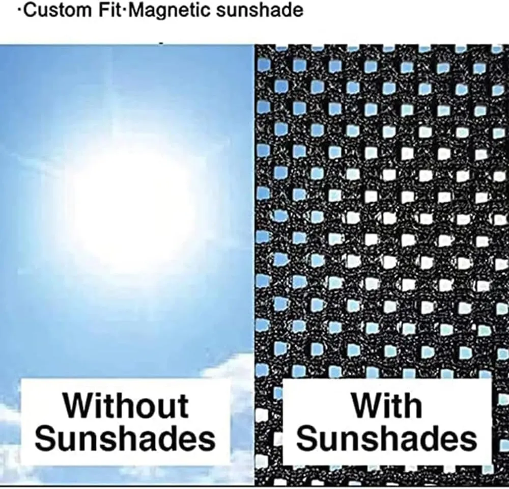Car Side Window Sunshade for MAZDA BIANTE,High Elastic Material Front Rear Sun Shade Cover UV Protecti Breathable Sun Visor Privacy Protection,G, normal