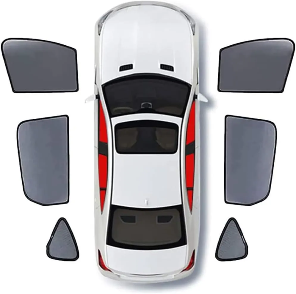 Car Side Window Sunshade for MAZDA BIANTE,High Elastic Material Front Rear Sun Shade Cover UV Protecti Breathable Sun Visor Privacy Protection,G, normal