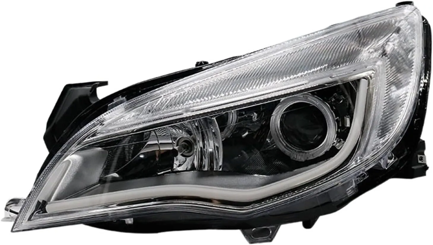 Car Styling LED Headlight Compatible With Buick Excelle Led Headlights Compatible with Excelle Head Lamp Angel Eye Led Front Light Bi-Xenon Lens Xenon H(4300K)