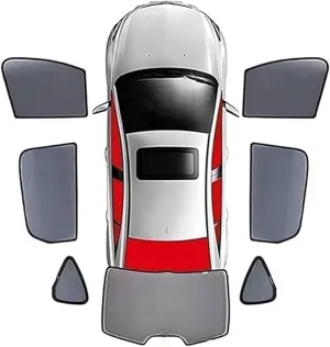 Car Window Shades for Suzuki Vitra 2014-2019, Breathable Sunshade Screens Durable Magnetic Fully Covered UV Protection Car Accessories,7pcs
