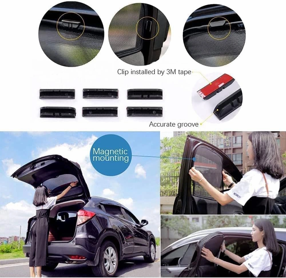 Car Window Shades for Suzuki Grand Vitra Before-2014, Breathable Sunshade Screens Durable Magnetic Fully Covered UV Protection Car Accessories,5pcs