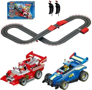 Carrera GO!!! 63514 Official Licensed PAW Patrol Battery Operated 1:43 Scale Slot Car Racing Toy Track Set with Jump Ramp Featuring Chase and Marshall for Kids Ages 5 Years and Up (20063514)