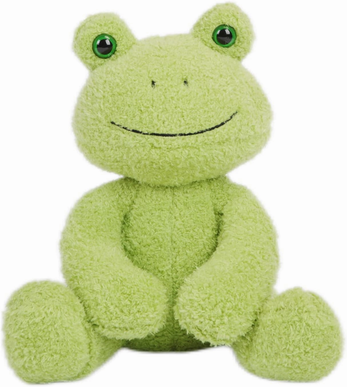 CAZOYEE Adorable Frog Plush Stuffed Animal, Super Soft Cuddle Frog Doll, for Kids & Adults, 10"
