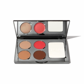 CHADO Monts & Merveilles Face Palette – Cream | Bronzer, Concealer, Contour, Blush, Setting Powder | Long Lasting | Face and Cheek Sculpting Palette | Refillable | Cruelty Free (Medium to Tan Skin)