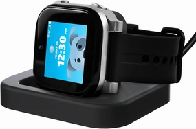 Charger Dock Compatible with AT&T Amigo Jr Watch, Magnetic Watch Charger Stand with Charging Cable, Accessories for Amigo Jr Charger (Black)