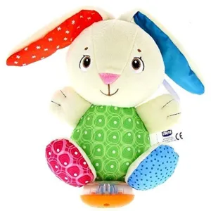 Chicco Fluffy The Chime – Bunny Plush with Sweet Lulls to Hang on The Crib, Toy Babies and Newborns, Chime Cradle, Accompany Baby to Sleep, Neutral, from 0 Months