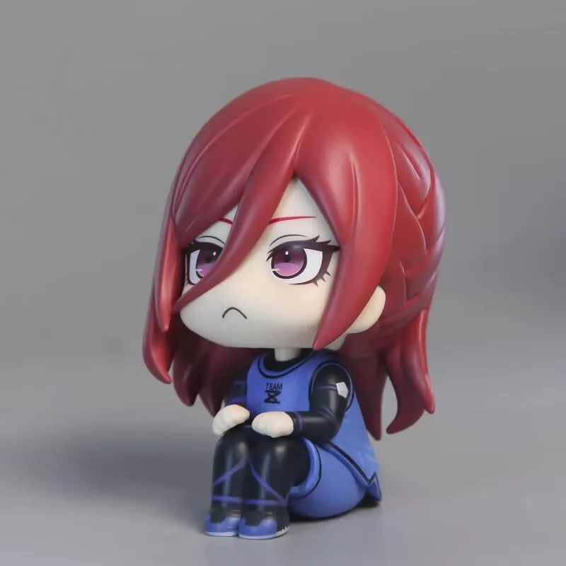 Chigiri Hyoma Figure Anime Look Up Figurine 3.9'' PVC Cute Action Figure Model Cake Topper Collectible Statue