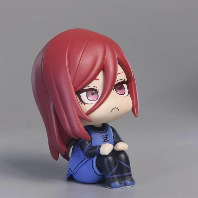 Chigiri Hyoma Figure Anime Look Up Figurine 3.9'' PVC Cute Action Figure Model Cake Topper Collectible Statue