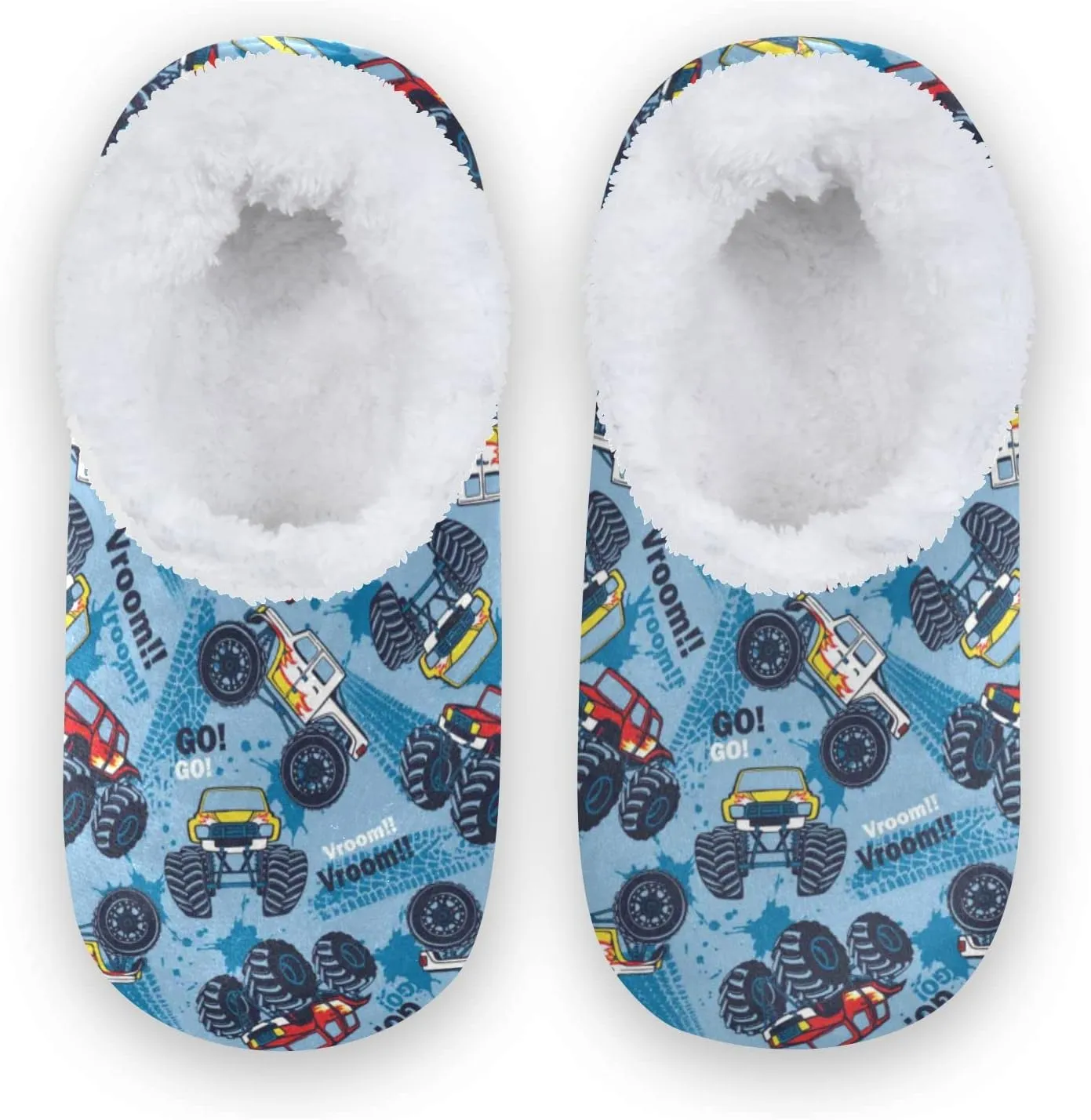 Christmas Boys Girls House Slippers Kids toddler Home Shoes Winter Indoor shoes XS