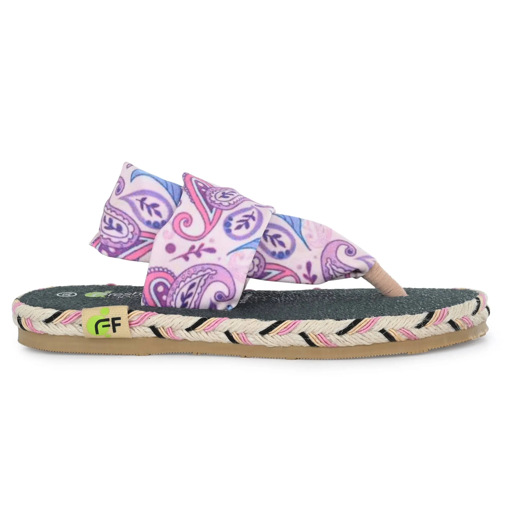 Cinderella Paisley Print Yoga Mat Sandals for Kids