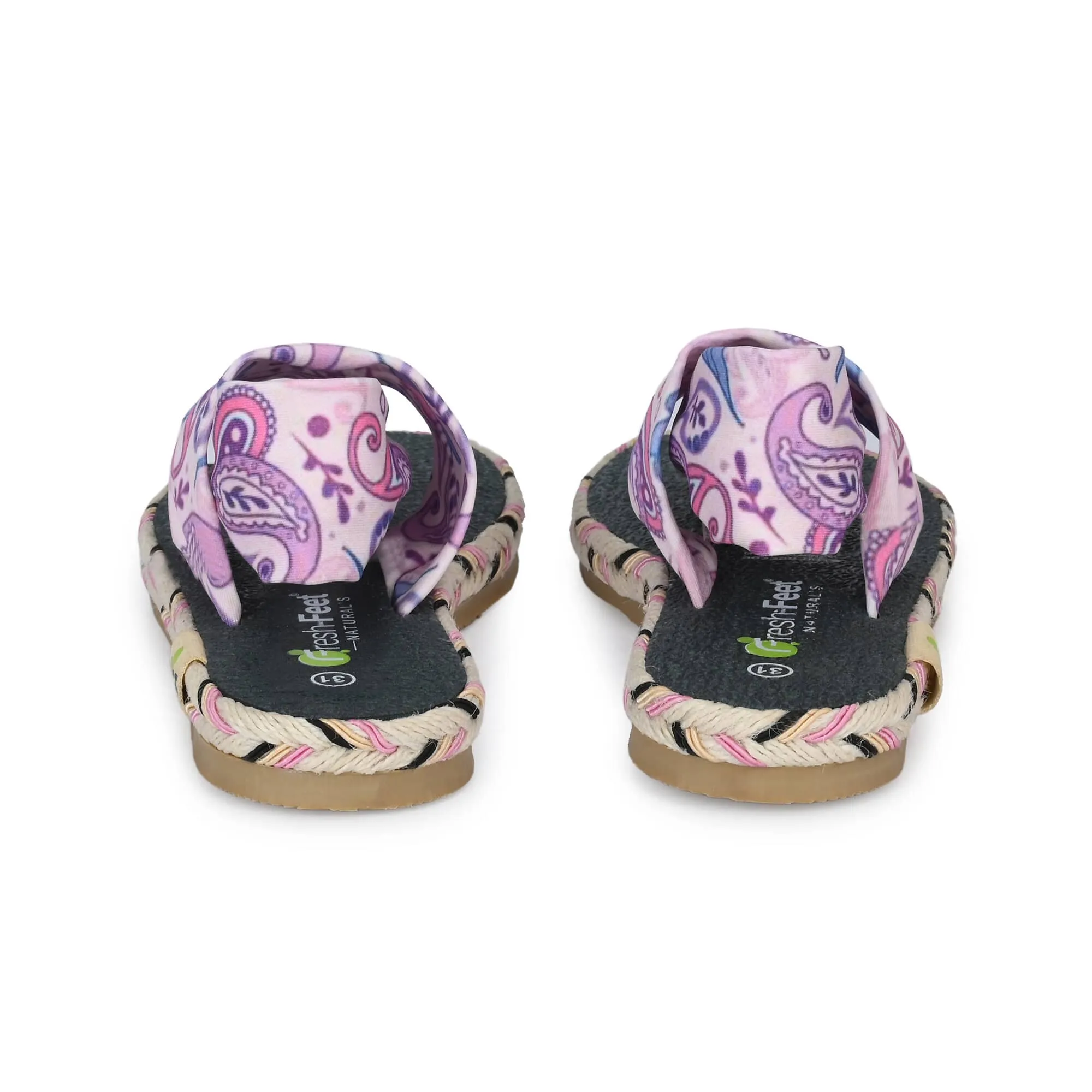 Cinderella Paisley Print Yoga Mat Sandals for Kids