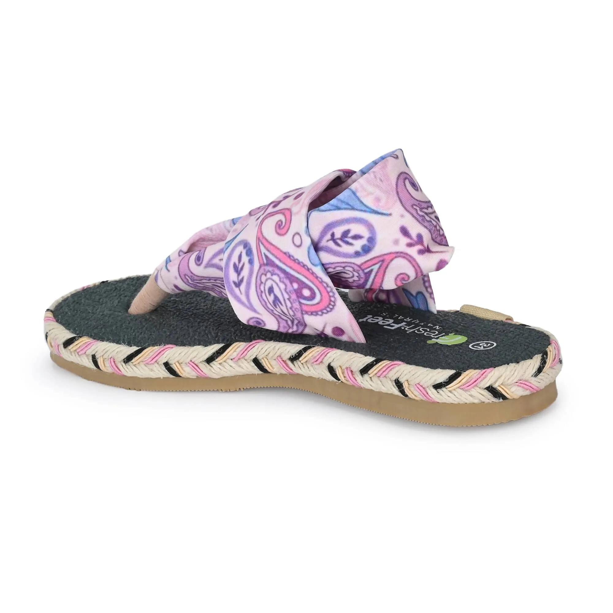 Cinderella Paisley Print Yoga Mat Sandals for Kids