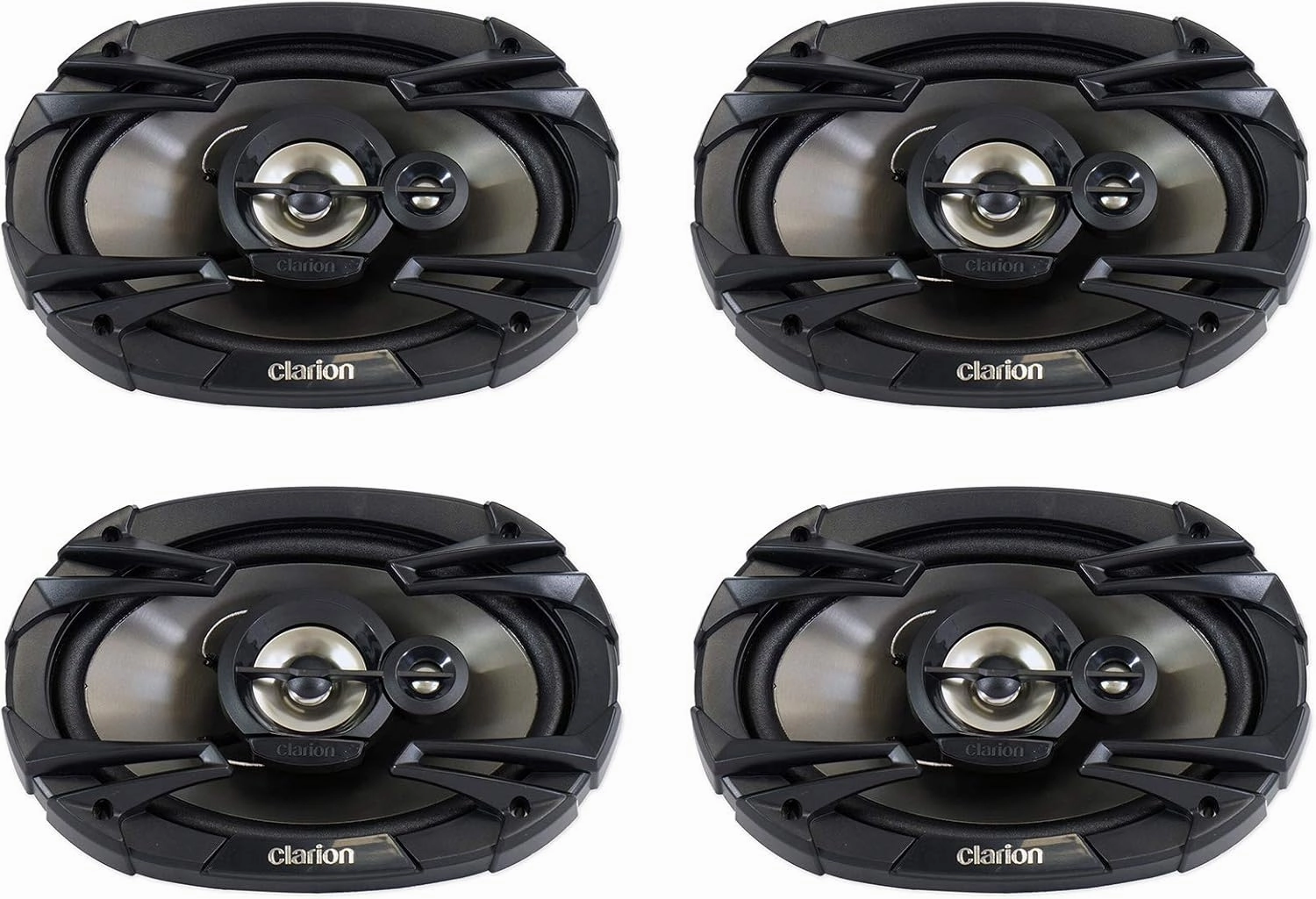 CLARION (4) SE6935R 220 Watt 6x9 Coaxial 3-Way Car Audio Speakers