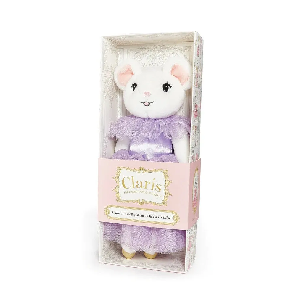 CLARIS PLUSH OH LA LA LILAC 30CM