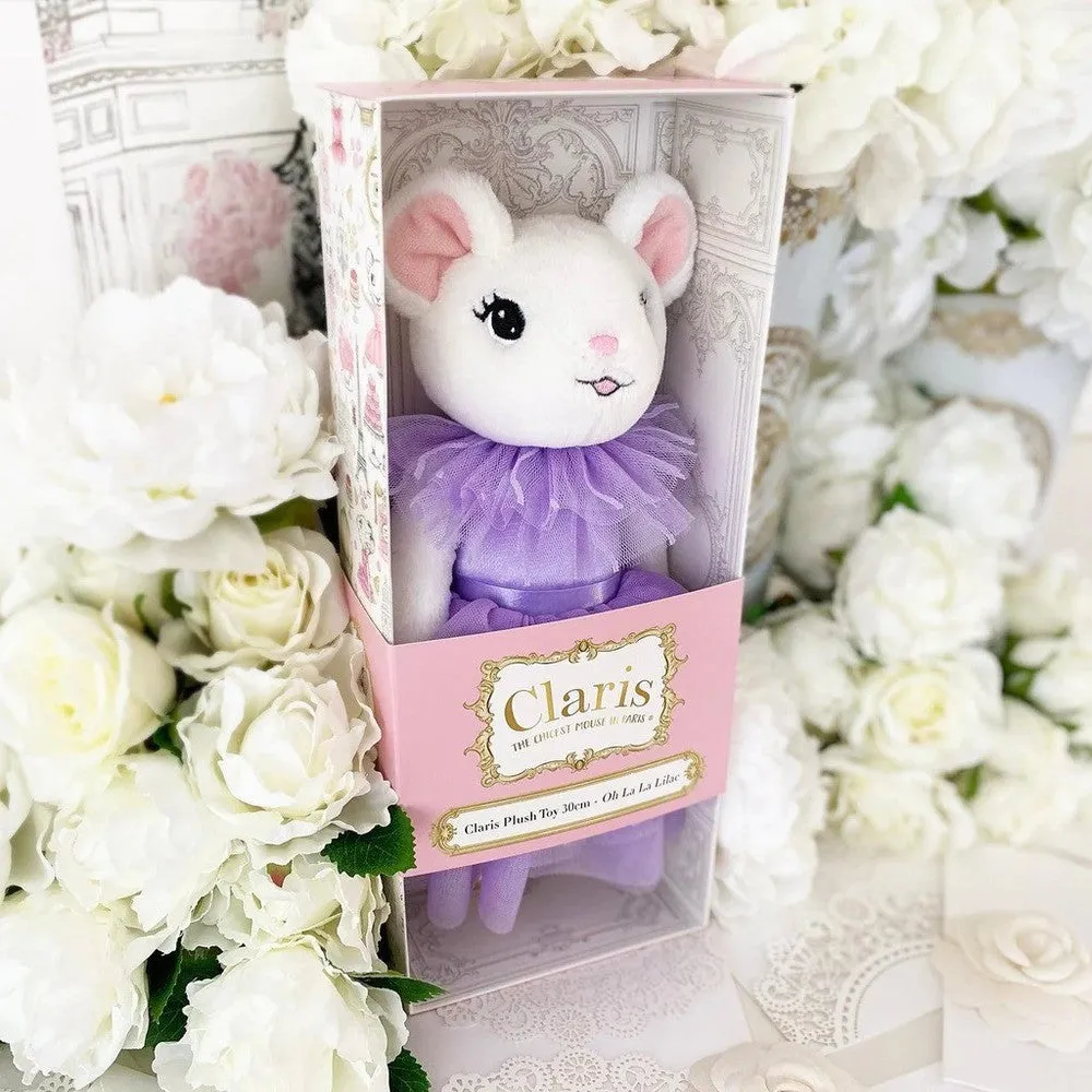 CLARIS PLUSH OH LA LA LILAC 30CM