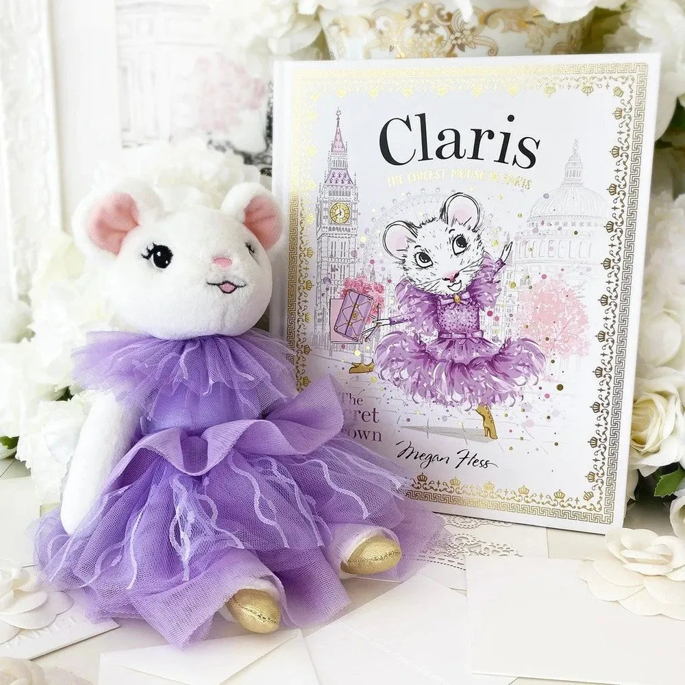 CLARIS PLUSH OH LA LA LILAC 30CM