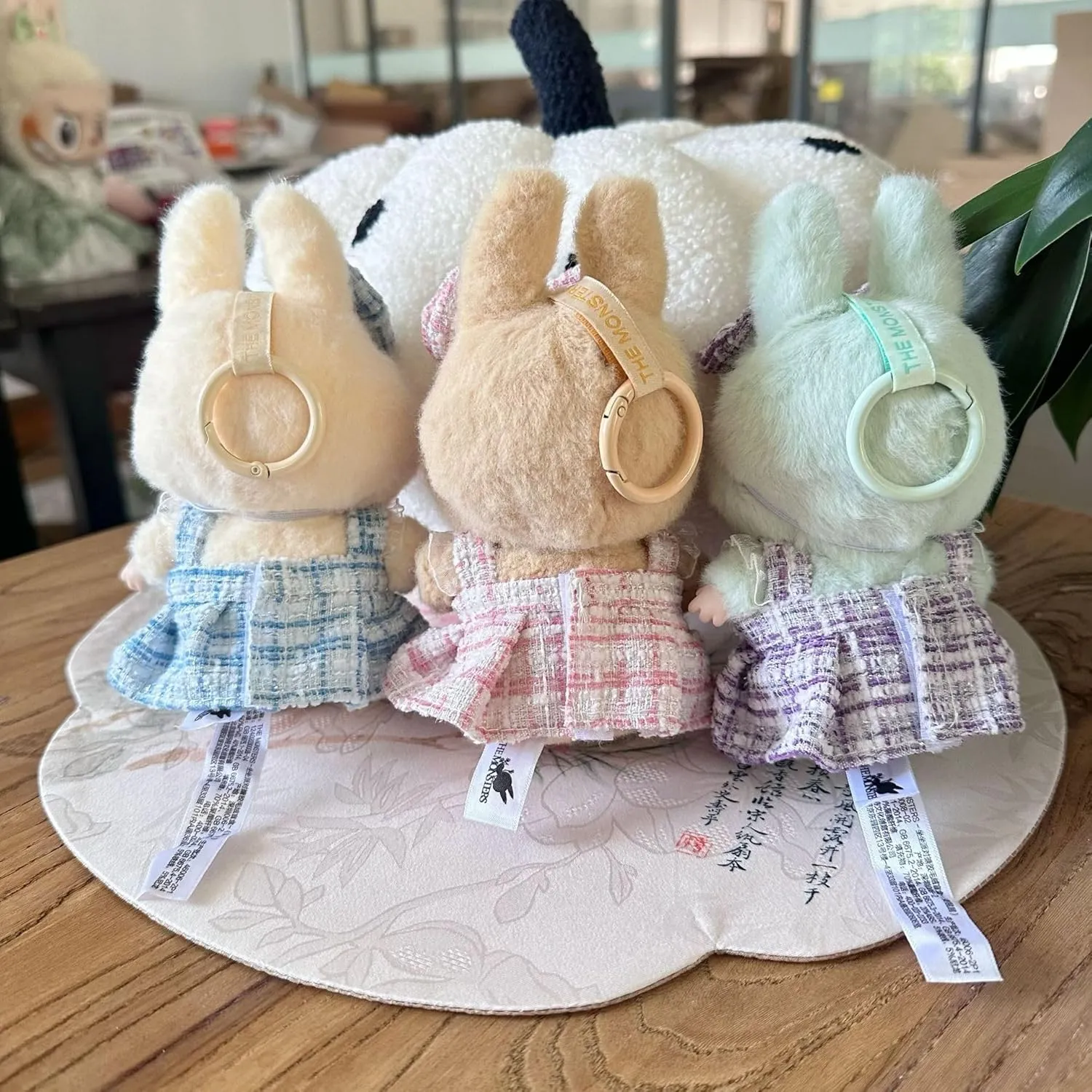 Clothes for 17cm Doll, Clothes Set & Outfit Set for La-bubu Doll, Stylish Adorable Dolls Clothes Accessories，Premium Fashion Dresses，Luxury Chic Doll Clothing (No Doll) (Blue min)