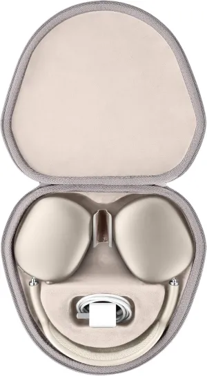 co2CREA Hard Case with Sleep Mode Replacement for Apple AirPods Max Wireless Over-Ear Headphones (Sandstone Case)