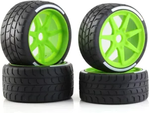 Compatible with Arrma for Felony for FSR for Model GT 1/7 RC Crawler Parts RC Car Models 4pcs 53/107 42/100 Tire Tyre 17mm Wheel Hex RC Wheel Tires